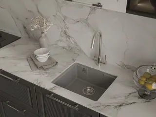 Мойка кухонная GranFest URBAN 4550 белый