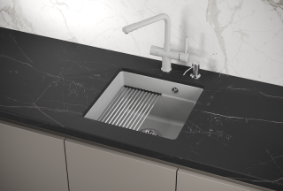 Мойка кухонная Granula Kitchen Space 4501U, АРКТИК