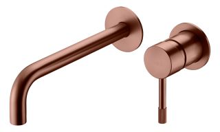 Встраиваемый смеситель для раковины Boheme Uno 465-BRB брашированная бронза