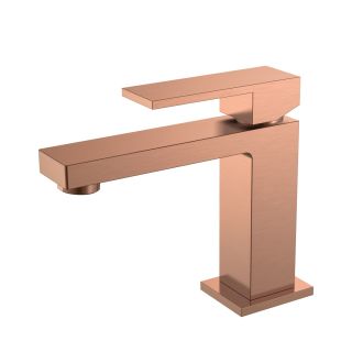 Смеситель для раковины Boheme Qubic 471-CB брашированная медь
