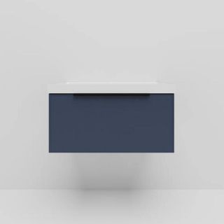 Тумба под раковину La Fenice Simpla FNC-01-SIM-BG-80Синяя матовая 80 см