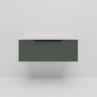 Тумба под раковину La Fenice Simpla FNC-01-SIM-G-100 Серо-зеленая 100 см