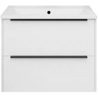 Тумба под раковину La Fenice Tesoro FNC-01-TES-PB-80-2  Белая матовая 80 см