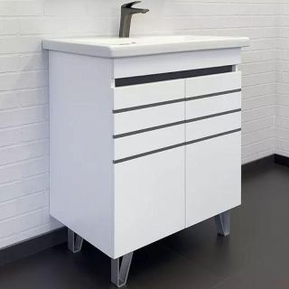 Тумба с раковиной Comforty Нарва 00-00015236 70 см белый