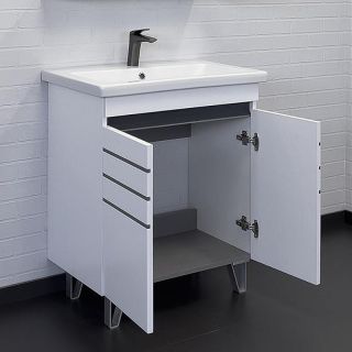 Тумба с раковиной Comforty Нарва 00-00015236 70 см белый