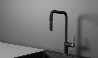 Смеситель для кухни Granula 8173, ШВАРЦ шварц