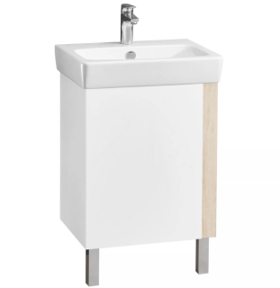 Тумба под раковину Акватон Кантри 55см белый/дуб Верона 1A257601AHB20