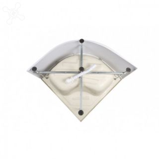 Душевая кабина Deto  L 980 N с гидромассажем  80х80х200 см