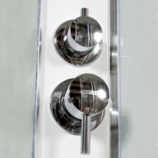 Душевая кабина Deto А09 LED с кнопкой 90х90х220 см