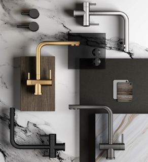 Смеситель для кухни Splenka S70.61.05 с подключением фильтра сатин