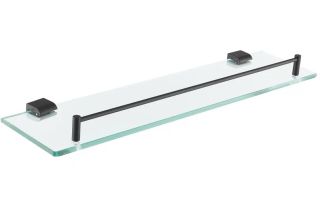 Полка стеклянная Rose RG1719H 50см чёрный