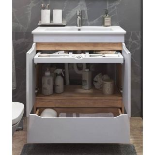 Тумба под раковину напольная Vigo Grani tn.GRI.OSK.75.2D.1Y 75 см дуб золотой