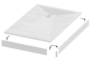 Душевой поддон Grossman Strong GR-S180120Q 120x80см белый