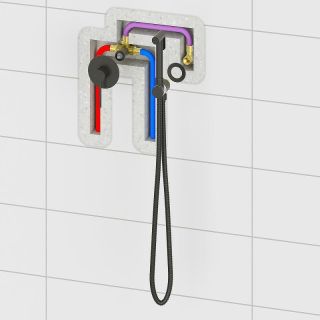 Гигиенический душ со смесителем Timo Saona 2389/13SM никель матовый