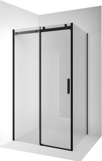 Душевой уголок Ambassador Benefit 19021202HB-90HB 130x90см чёрный/прозрачное