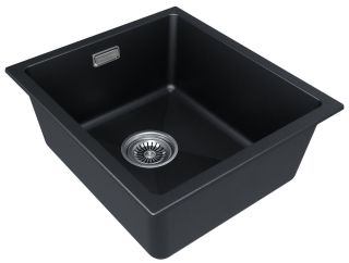 Мойка кухонная Paulmark Lumi LU41-BLM чёрный металлик