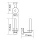 Wasserkraft Exter K-5297 Держатель туалетной бумаги