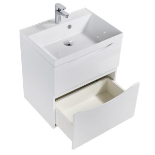 Тумба под раковину BelBagno Marino 90см Bianco Lucido MARINO-H60-900-2C-SO-BL-P