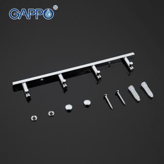 Вешалка четыре крючка Gappo G202-4 хром