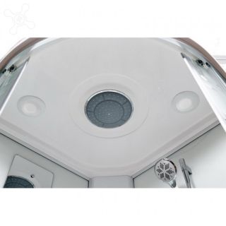 Душевая кабина Deto ЕМ2710 LED с гм. 100х100х220 см