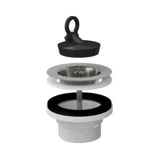 Водослив сифона для мойки AlcaPlast 6/4" с нержавеющей рeшeткой ?70 A33