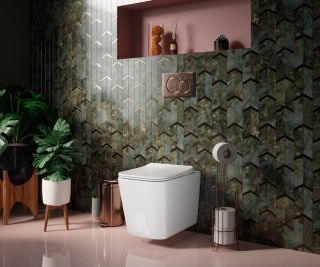 Подвесной унитаз Ceramica Nova Cubic CN1806 безободковый белый