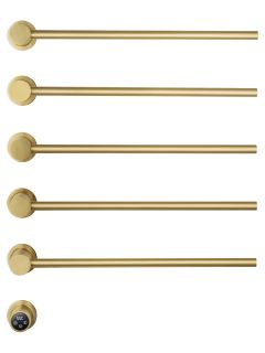 Полотенцесушитель электрический встраиваемый Wonzon & Woghand Hamburg WW-AL315-BG 46x72 см с внутренней частью брашированное золото