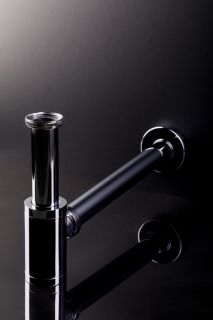 Сифон для раковины Boheme чёрный 609-B