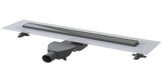 Душевой лоток Boheme Premium Linear 982-80-GM 80 см оружейная сталь