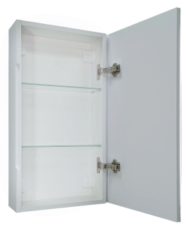 Зеркало-шкаф с подсветкой Continent Allure МВК056 правый 35см белый