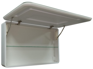 Зеркало-шкаф с подсветкой Continent Tokio Big МВК060 90см белый