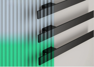 Электрический полотенцесушитель Broner Scompartimento NF.SM.007.100.0000.RAL 9005M 100 см без кнопки чёрный матовый