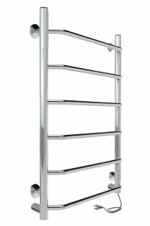 Полотенцесушитель электрический Indigo Roof Lux LCRLE80-50Rt 80x50 см хром