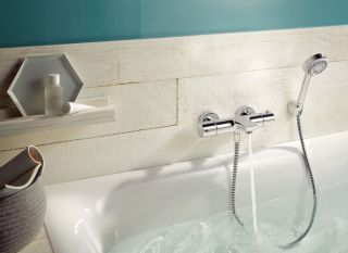 Смеситель для ванны и душа Kludi Objekta с термостатом хром 352010538