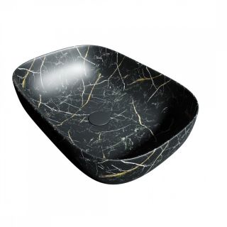 Раковина чаша Maretti FL13NS66-560MR, черный мрамор