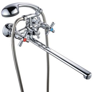 Смеситель для ванны с душем РМС SL138-143P хром