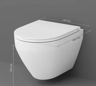 Комплект унитаза с инсталляцией AM.PM Spirit V2.0 IS100138.701700 сиденье микролифт