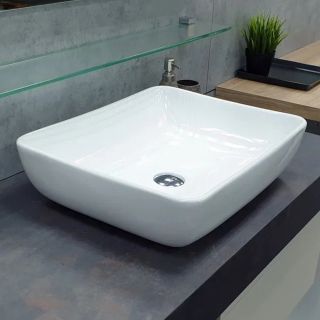 Раковина накладная Velvex 7050C, белый