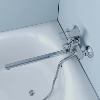 Смеситель для ванны IDDIS Bild хром глянцевый BILSB00i10WA