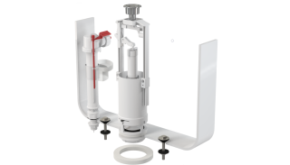 Выпускной комплект со стоп кнопкой AlcaPlast впускной механизм А17 3/8 SA2000S 3/8" CHROM