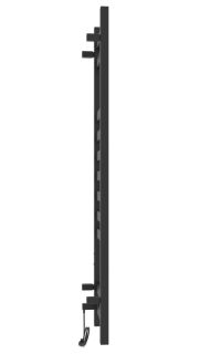 Полотенцесушитель электрический Laris Флавиа 73207657 правый П11 20x100см чёрный муар