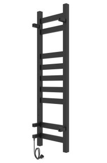 Полотенцесушитель электрический Laris Флавиа 73207659 правый П9 20x80см чёрный муар
