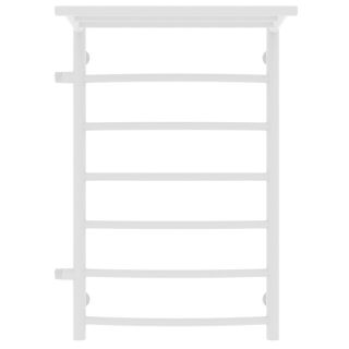 Полотенцесушитель водяной Laris Классик 73208025БМ левый с полкой П7 50x80см белый матовый