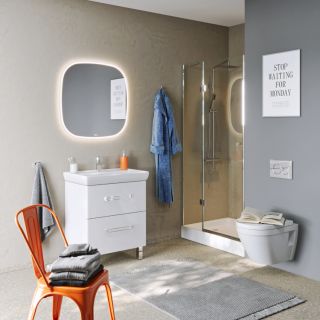 Зеркало с подсветкой Aqwella MOON MOON0210 100 см