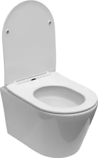 Унитаз подвесной Aquanet Logan Tornado 340298 безободковый с микролифтом белый