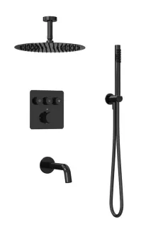 Душевой комплект Milleau Tissage TERMO 3SBIT/802-GB черный