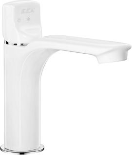 Смеситель для раковины E.C.A. Myra 104108986EX белый/хром