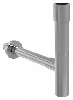 Сифон для раковины AlcaPlast Design цельнометаллический массивный A402