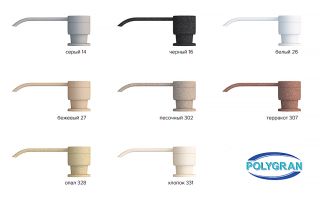 Дозатор Polygran белый хлопок 660755