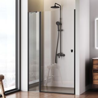 Душевая дверь  AM.PM Sunny W87G-120-1P-BT прозрачное стекло профиль черный 120x190